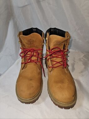 Womens Timberland Heritage 6" Waterproof Tan Boots Size 8.5